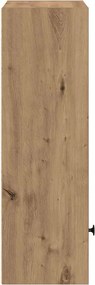 vidaXL Βιβλιοθήκη Αρτισιανή Δρυς 31x24x77 εκ. Επεξ. Ξύλο