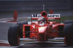 Φωτογραφία Michael Schumacher in a Ferrari F310B at the Belgian GP, Spa Francorchamps, Belgium, 1997