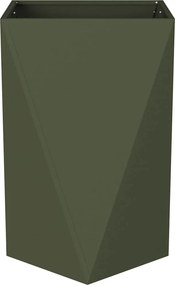 vidaXL Γλάστρα Ελιά Πράσινη 50 x 50 x 75 cm Ατσάλι