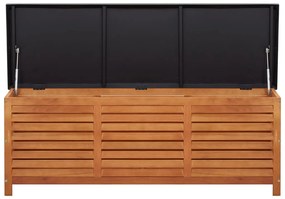 vidaXL Μπαούλο Αποθήκευσης Κήπου 150x50x55 εκ. Μασίφ Ξύλο Ευκαλύπτου