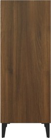 vidaXL Ντουλάπι Καφέ Δρυς 34,5x32,5x90 εκ. Επεξεργασμένο Ξύλο