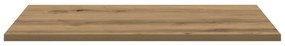 vidaXL Δίσκος Βιβλιοθήκης 4 pcs Καφέ 100 x 40 x 1.5 εκ. Μοριοσανίδα