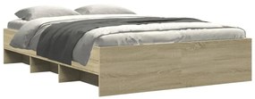 vidaXL Πλαίσιο Κρεβατιού Χωρ. Στρώμα Sonoma Δρυς 120x200εκ. Επ. Ξύλο