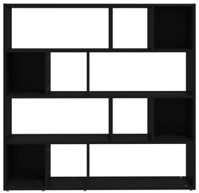 vidaXL Βιβλιοθήκη/Διαχωριστικό Χώρου Μαύρο 105 x 24 x 102 εκ.