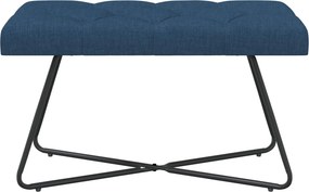 vidaXL Πάγκος με κουμπωτές επιφάνειες Μπλε 80 x 40 x 46 εκ. Ύφασμα