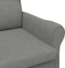 vidaXL Πολυθρόνα Σκούρο γκρι 76 x 94 x 102 εκ. Μικροΐνες