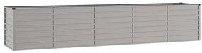 vidaXL Ζαρντινιέρα Σκουριασμένο 400x80x77 εκ. Ατσάλι Σκληρυθέν Αέρα
