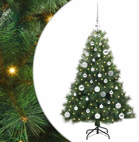 vidaXL Τεχνητό Χριστουγεννιάτικο Δέντρο Πράσινο 120 cm ΠΕ και PVC