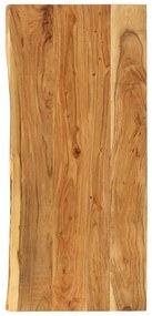 vidaXL Πάγκος Μπάνιου 140x52x3,8 εκ. από Μασίφ Ξύλο Ακακίας