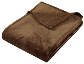 vidaXL Κουβέρτα Καφέ 130 x 170 εκ. από Πολυεστέρα