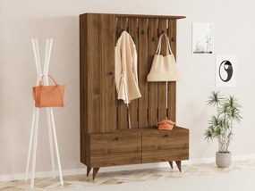 Έπιπλο Εισόδου Καρυδί FLATON 112x35x170
