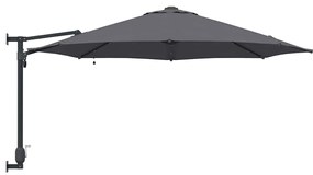 vidaXL Ομπρέλα Κήπου Ανθρακί και Μαύρο 248 x 248 x 148 εκ.