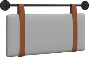 vidaXL Κρεμαστό Κεφαλάρι Σκίουρος Γκρί Αντίκα PU