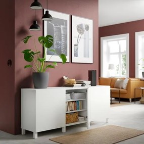 BESTÅ σύνθεση αποθήκευσης με πόρτες, 180x42x74 cm 491.398.97