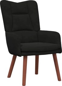 vidaXL Πολυθρόνα Μαύρο 63 x 67 x 94 εκ. Βελούδο