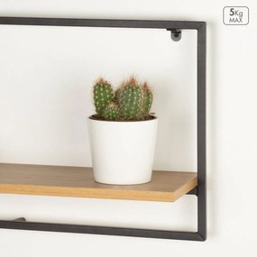 Ράφια Max Home Σίδερο Ξύλο MDF 65 X 35 X 20 CM (4 Μονάδες)