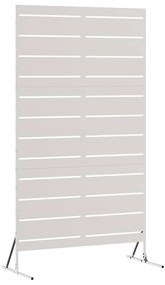 vidaXL Οθόνη Ιδιωτικότητας Γκρι 100 x 50 x 180 εκ. Ατσάλι