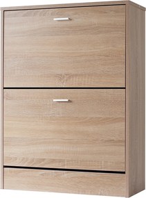 Παπουτσοθήκη Με 2 Ράφια/12 Θέσεων (63x24x80) Spitishop Slimline Natural