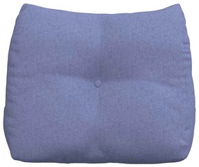 vidaXL Μαξιλάρι Πλάτης Μπλε τζην 60 x 24 x 50 εκ ύφασμα