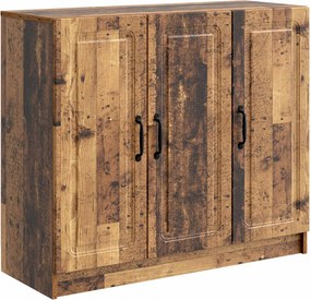 vidaXL Πλαϊνό γραφείο Παλαιωμένο ξύλο 89 x 34,5 x 77 εκ.