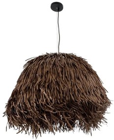 Φωτιστικό Οροφής Κρεμαστό Guadeloupe 02294 Boho 1xE27 IP20 70x45cm Dark Brown GloboStar