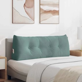 vidaXL Μαξιλάρι Πλάτης Θαλασσί 120 x 24 x 50 εκ Βελούδο