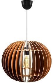 Φωτιστικό Οροφής 390FLH1508 Φ36x70cm 1xE27 40W Walnut Opviq