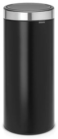 Brabantia 650009 Κάδος Απορριμμάτων Touch Bin New 30L, Matt Black, FPP