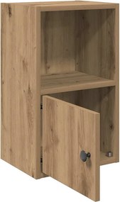 vidaXL Βιβλιοθήκη Αρτισιανή Δρυς 31x24x52 εκ. Επεξ. Ξύλο