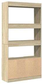 vidaXL Ντουλάπι Sonoma Δρυς 92x33x180εκ. από Επεξεργασμένο Ξύλο