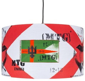 Φωτιστικό Οροφής Naval Flags CL50319 55X30Cm MindTheGap Metal, Fabric