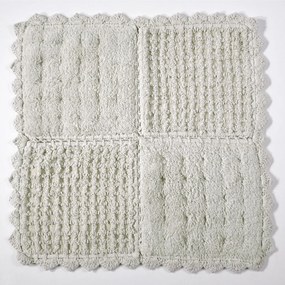 Πατάκι Μπάνιου (75x75) Down Town Biscuit Grey