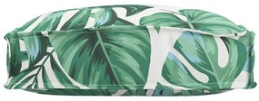 vidaXL Μαξιλάρι παλέτας για κάθισμα Floral 2 pcs Μοτίβο φύλλων