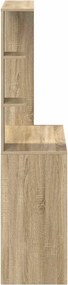 vidaXL Γραφείο Δρύς Sonoma Επεξεργασμένο Ξύλο 78,5 x 37 x 154,5 εκ