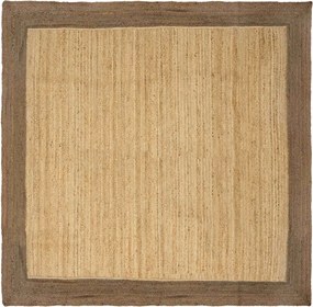 vidaXL Χαλί Περιοχής Γκρι 300 x 300 cm Γιούτα