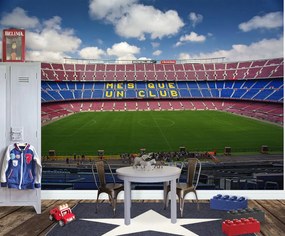 Ταπετσαρία τοίχου ετοίμων διαστάσεων γήπεδο ποδοσφαίρου barcelona 08239q 100cm x 150cm