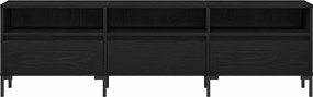vidaXL Ντουλάπι TV 150 x 30 x 44,5 εκ. Μαύρη Οξυά Επεξεργασμένο Ξύλο