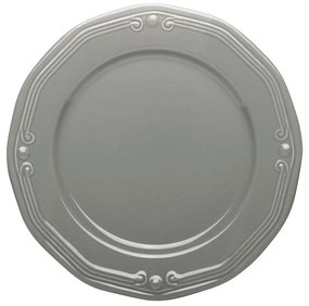 Πιατέλα Σερβιρίσματος Στρογγυλή Athénée 07-13684 Φ31cm Grey Estia Porcelain
