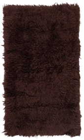 Χαλί Διαδρόμου (70x120) Βιοκαρπέτ Flokati 88 Brown