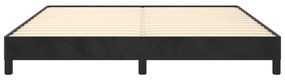 vidaXL Σκελετός Κρεβατιού Χωρίς Στρώμα Μαύρο 180x200 εκ. Βελούδινο