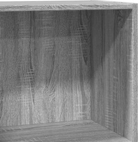 vidaXL Βιβλιοθήκη Γκρι Sonoma 60x30x77 εκ. από Επεξεργ. Ξύλο