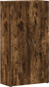 vidaXL Αρχειοθήκη Καπνιστή Δρυς 60x32x115 εκ. Επεξ. Ξύλο