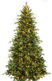Χριστουγεννιάτικο Δέντρο Με Λαμπάκια Pre-Lit Grand Forest Πλαστικό- PVC iliadis 210εκ. 77870