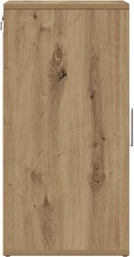vidaXL Παπουτσοθήκη Τεχνίτης Δρυς 32x35x70 εκ. από Επεξεργασμένο Ξύλο