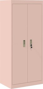 vidaXL Ντουλάπι αποθήκευσης Ροζ 60 x 40 x 140 cm Ατσάλι
