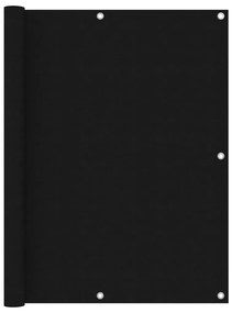 Διαχωριστικό Βεράντας Μαύρο 120 x 300 εκ. Ύφασμα Oxford - Μαύρο