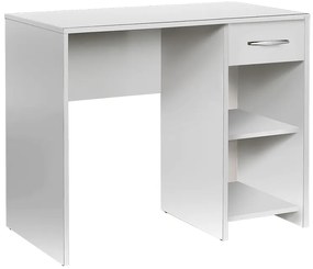 Γραφείο εργασίας Concept Pc Megapap από μελαμίνη σε χρώμα λευκό 90x52x75εκ.