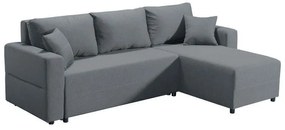 Γωνιακός Καναπές Ravena Fylliana Γκρί 236x151x80 εκ. 236x151x80 εκ.