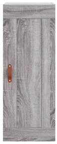vidaXL Μπουφές Sonoma Γκρι 34,5 x 34 x 180 εκ. από Επεξεργασμένο Ξύλο