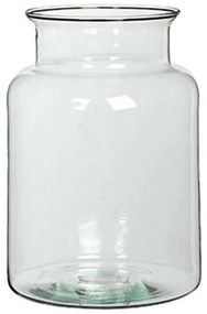 Βάζο Γυάλινο Mathew 02.1007014 19x25cm Clear Glass